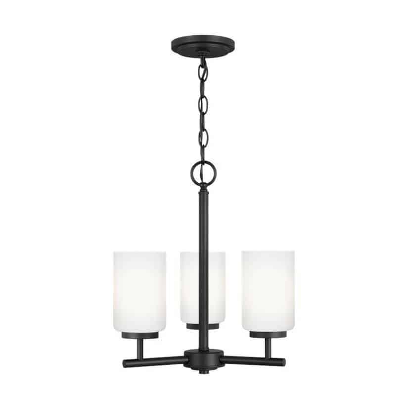 Midnight Black Oslo Chandelier 3-Light | 31160-112