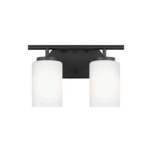 Midnight Black Oslo Wall/Bath 2-Light | 41161-112