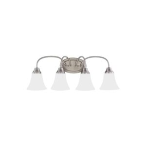 Brushed Nickel Holman 3 Bath Vanity Light | 44808-962