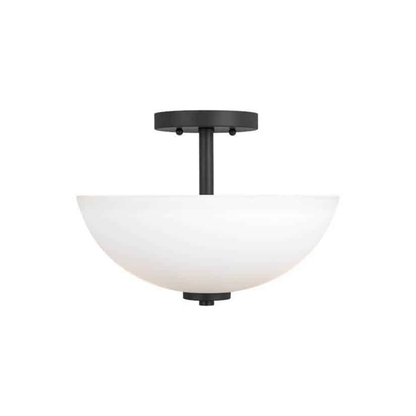Midnight Black Oslo Convertible Pendant Semi-Flush | 77160-112