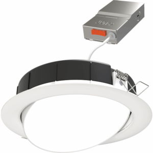 WF6ADJ 6" Adjustable LED Wafer Gimbal | Recessed Light
