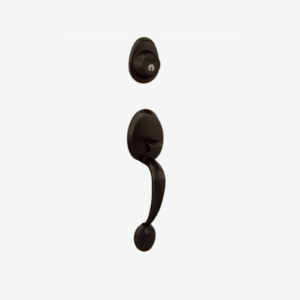 Aged Bronze | Barcelona Handleset with Deadbolt