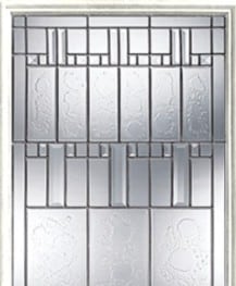 Brushed Nickel | Sedona Decorative Glass