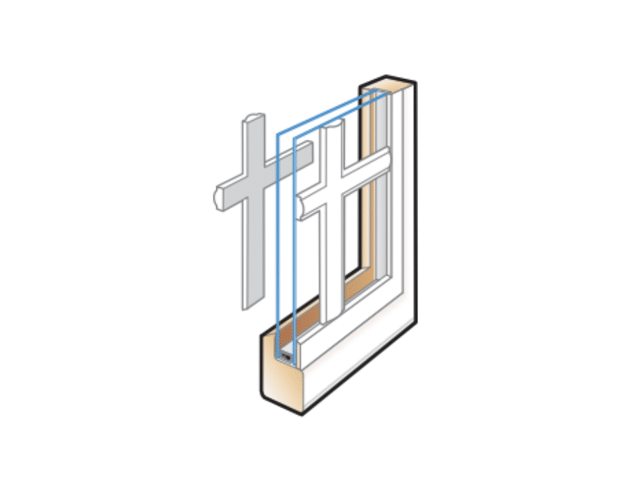 Removable Interior Grilles w/ Permanent Exterior | Anderson Windows