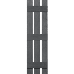 Grey Board & Batten 3-Panel | Shutters