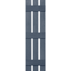 Indigo Blue Board & Batten 3-Panel | Shutters