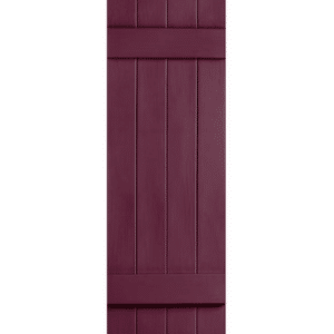 Bordeaux Board & Batten Closed 4-Panel | Shutters