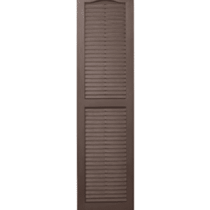 Chocolate Louvered | Shutters