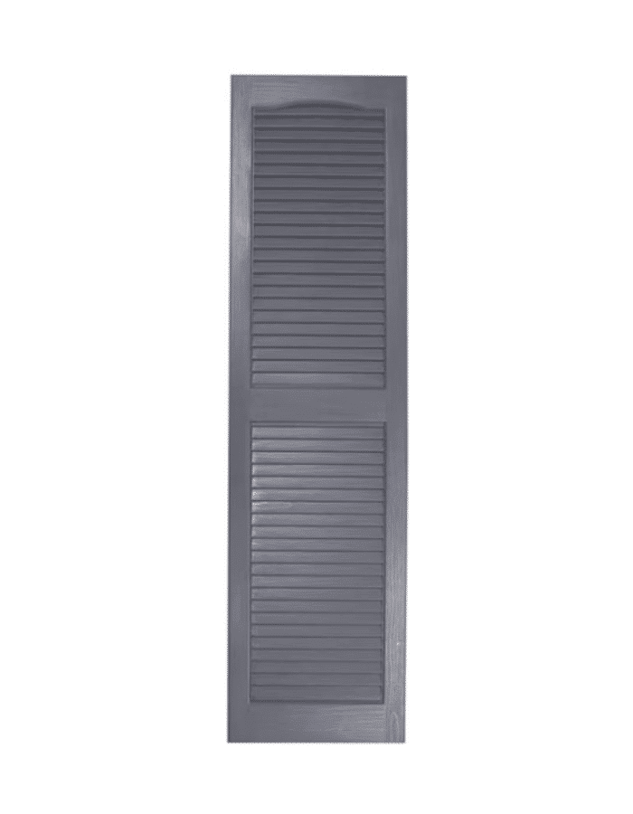 Gray Louvered | Shutters