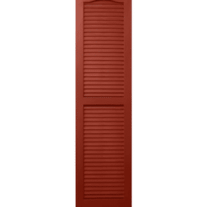 Red Louvered | Shutters