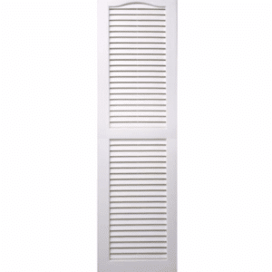 White Louvered | Shutters