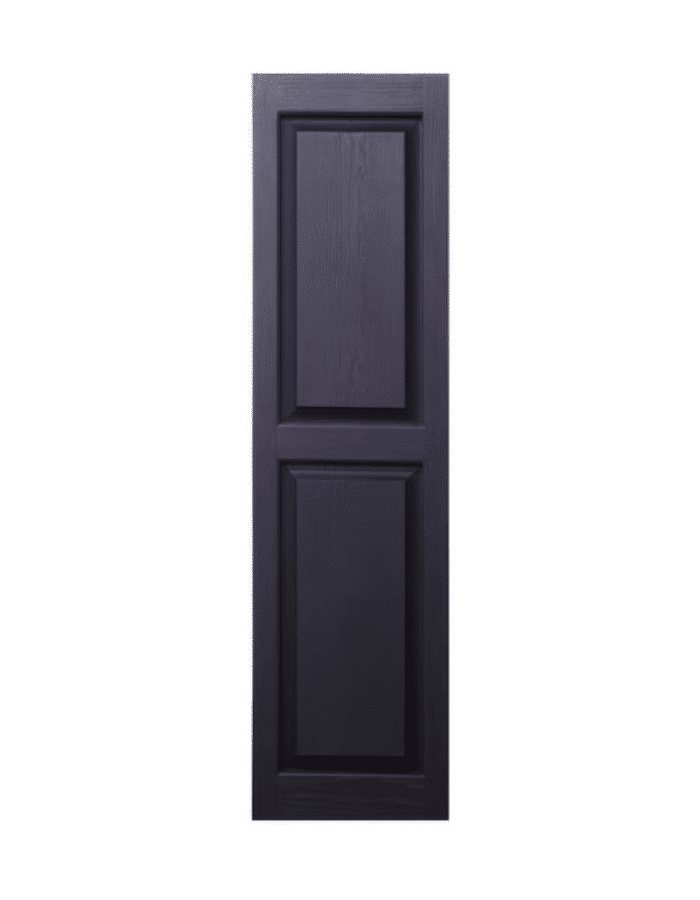Black Raised Panel | Shutters