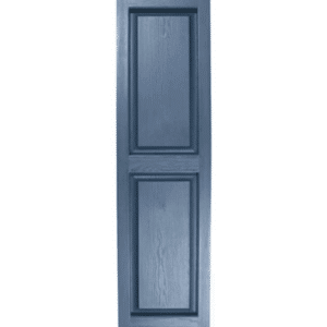 Indigo Blue Raised Panel | Shutters
