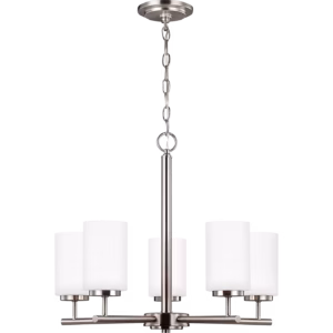 Nickel Oslo Chandelier 5-Light | 31161-962