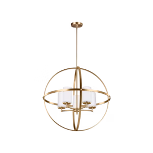 Satin Brass Alturas Chandelier 5-Light | 3124605-848