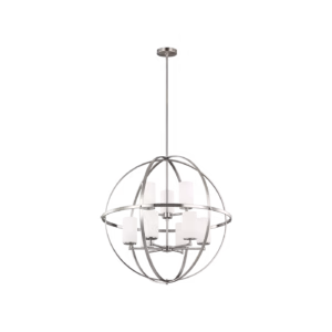Brushed Nickel Alturas Chandelier 9-Light/2-Tier | 3124609-962